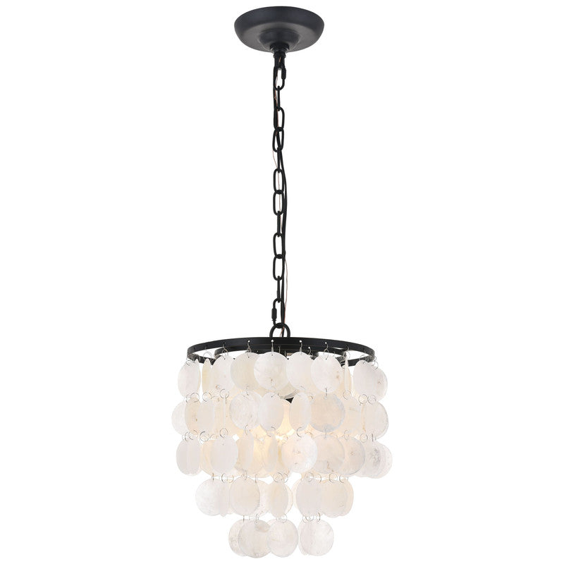 Elegant Lighting Selene 1 Light 10" Pendant