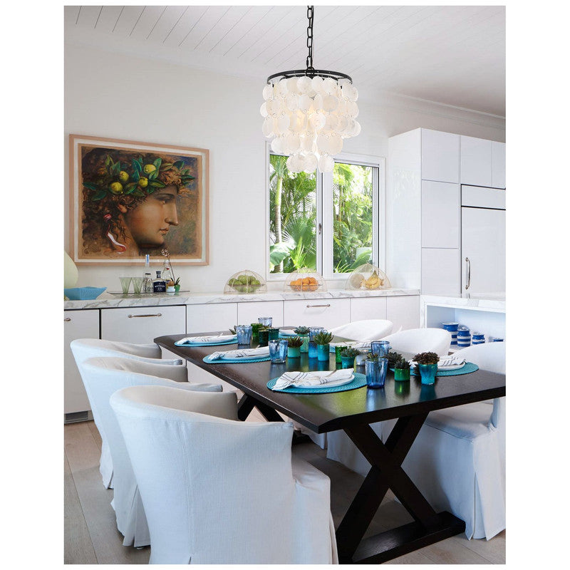 Elegant Lighting Selene 1 Light 10" Pendant