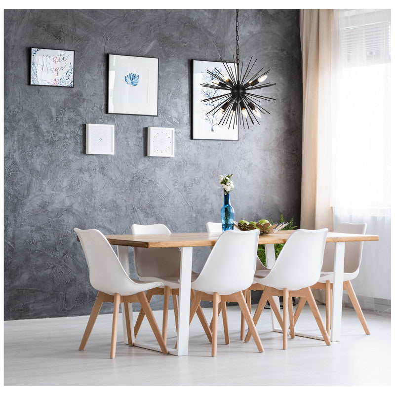 Timber 8 Light 20" Chandelier