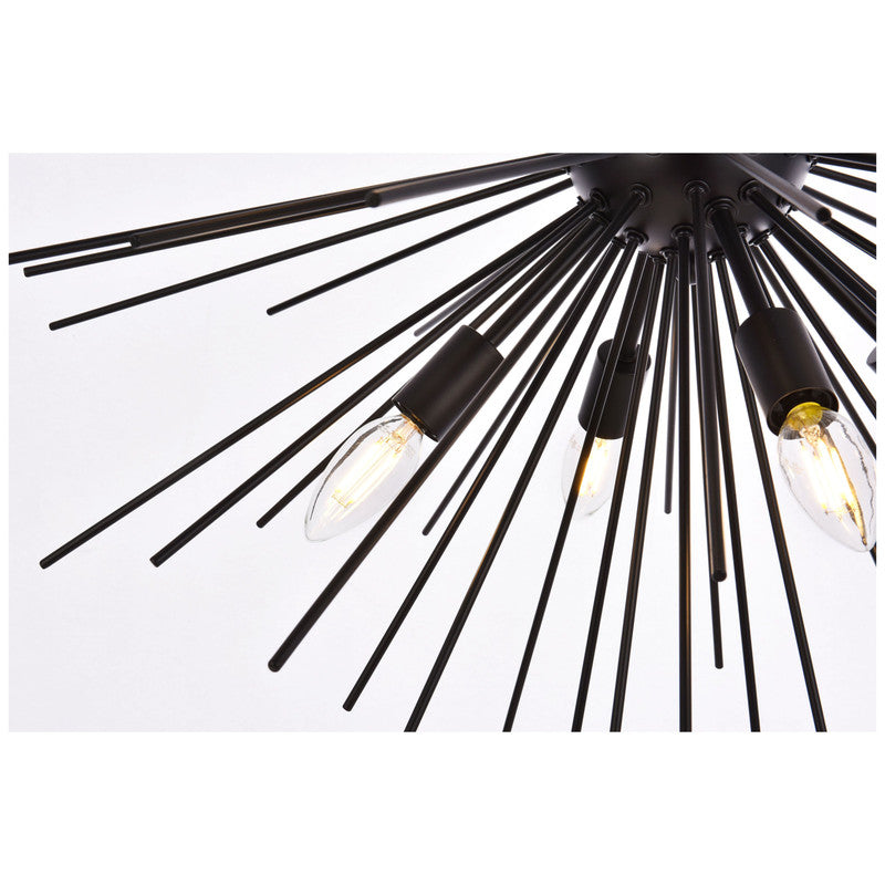 Timber 8 Light 30" Chandelier