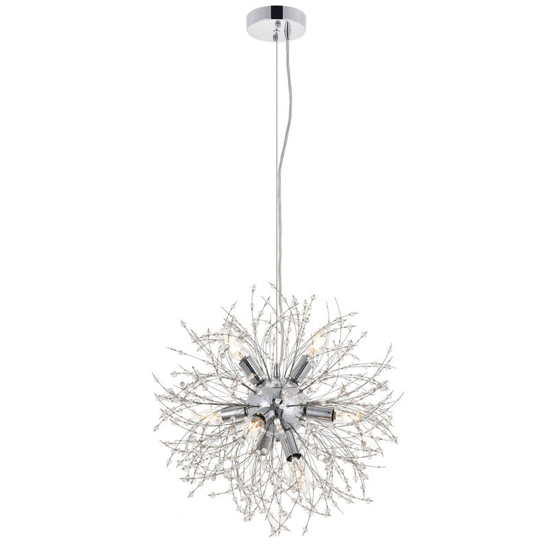 Elegant Lighting Flores 8 Light 20" Chandelier