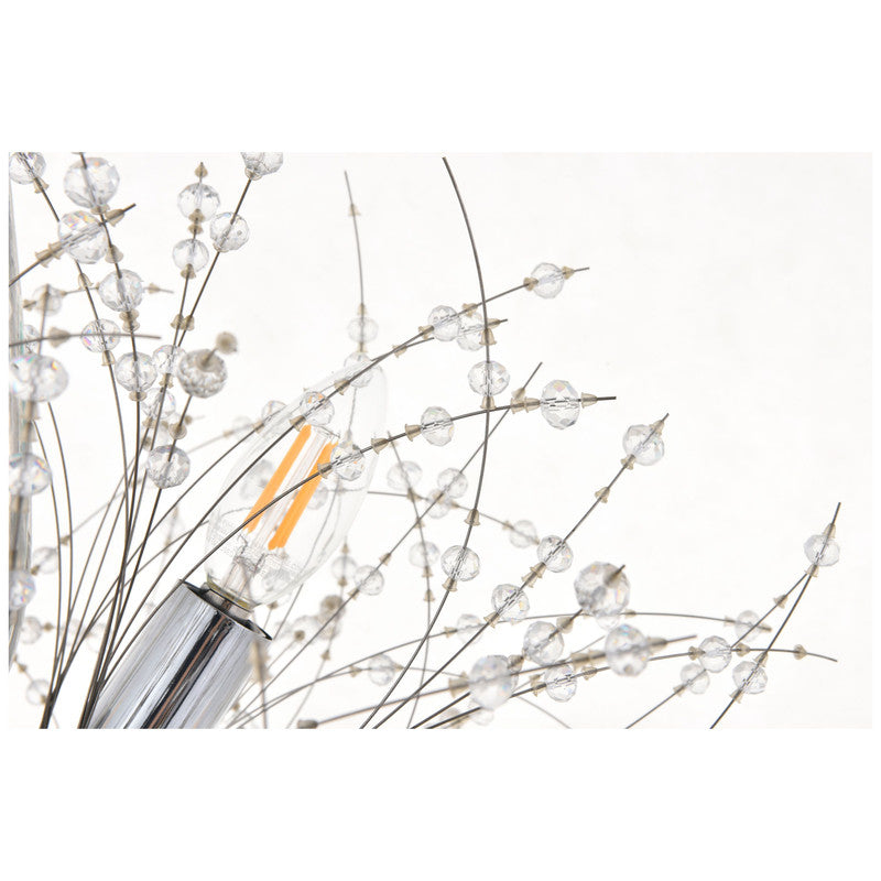 Elegant Lighting Flores 8 Light 20" Chandelier