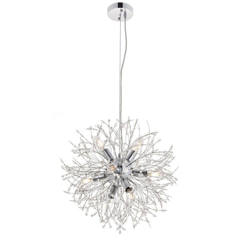 Elegant Lighting Flores 8 Light 20" Chandelier