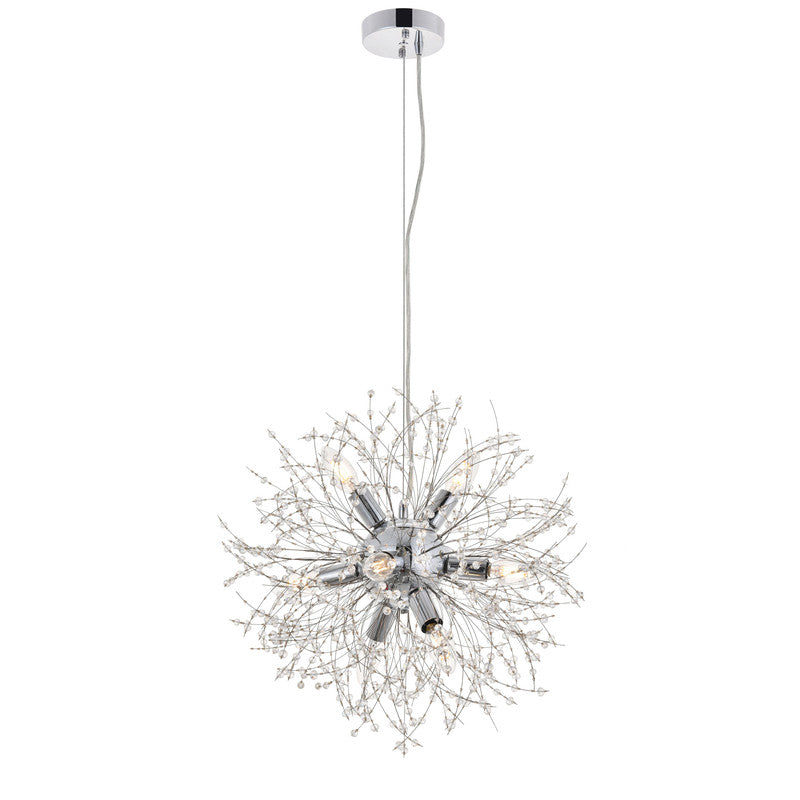 Elegant Lighting Flores 8 Light 20" Chandelier