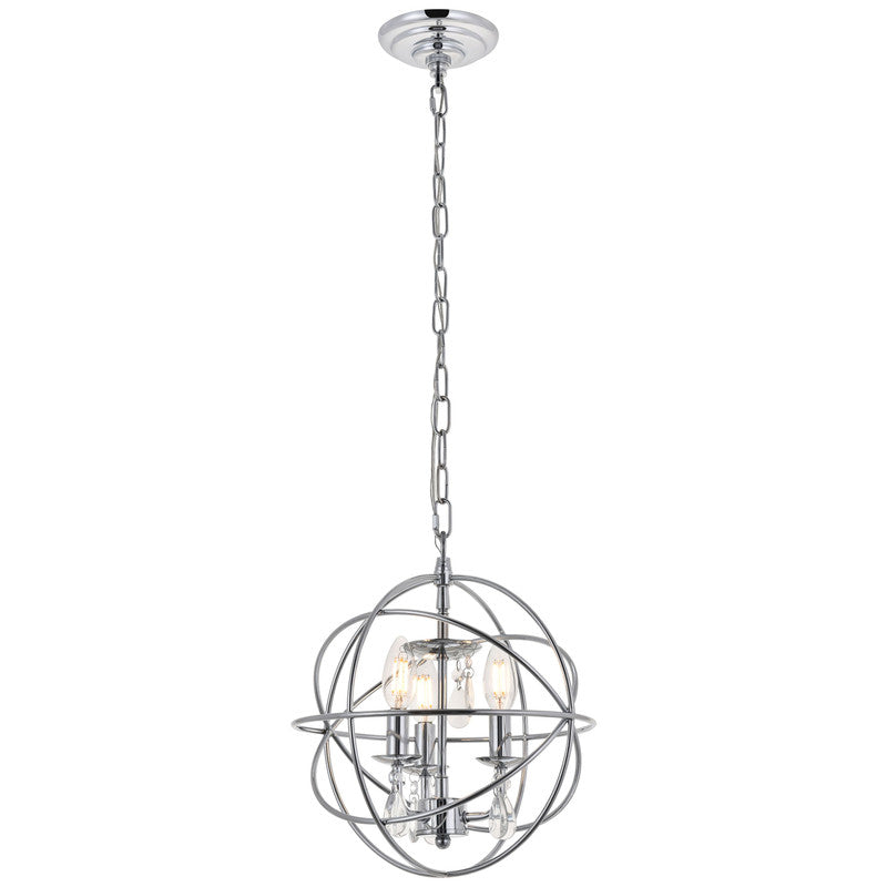 Elegant Lighting Wallace 3 Light 12" Chandelier
