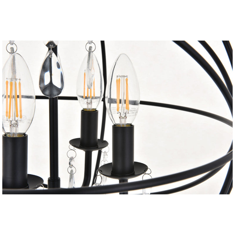 Elegant Lighting Wallace 4 Light 16" Chandelier