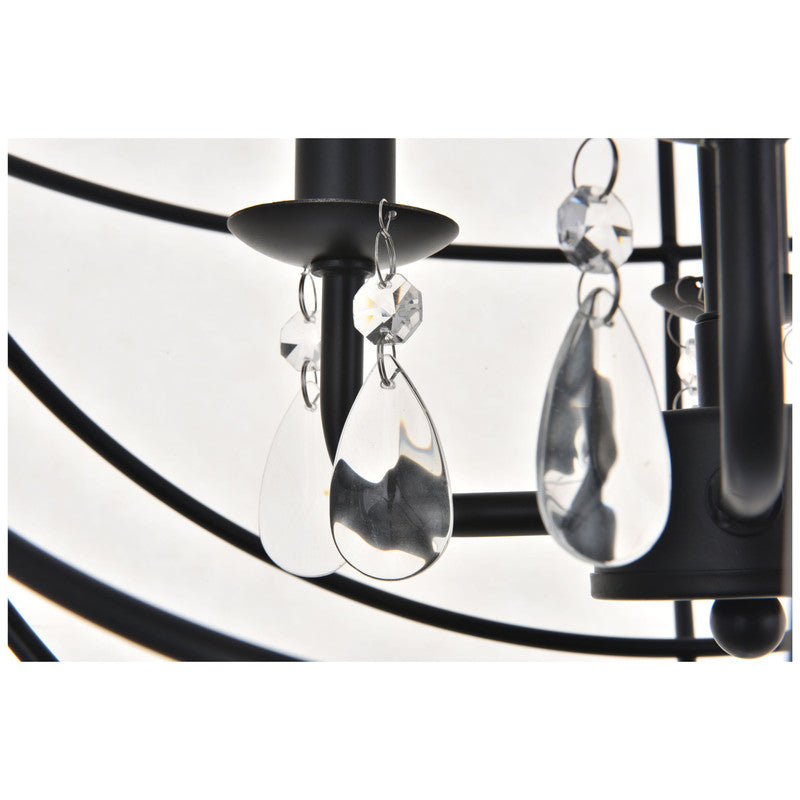 Elegant Lighting Wallace 4 Light 16" Chandelier