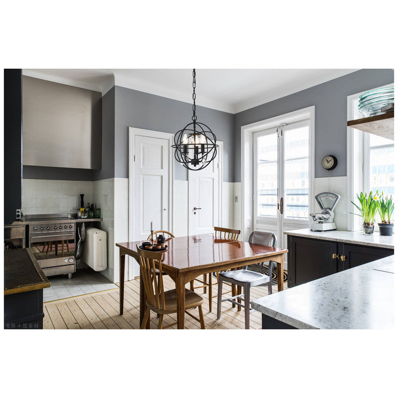 Elegant Lighting Wallace 3 Light 12" Chandelier