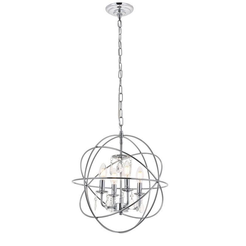 Elegant Lighting Wallace 4 Light 16" Chandelier