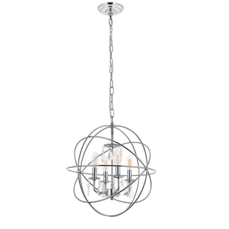 Elegant Lighting Wallace 4 Light 16" Chandelier