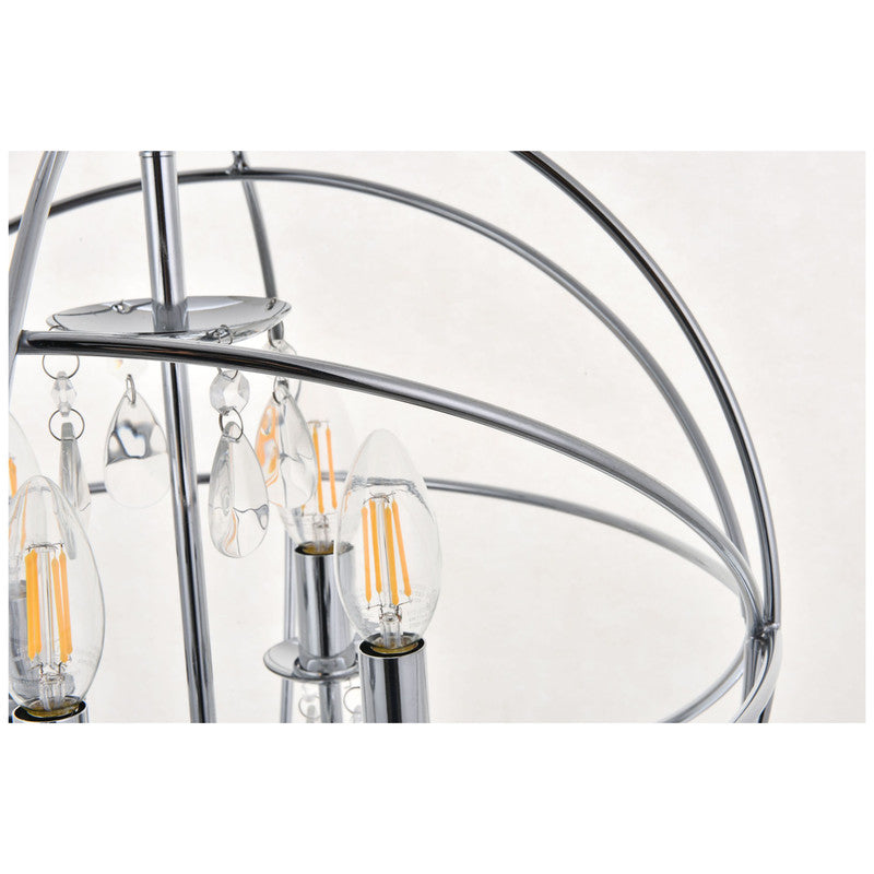 Elegant Lighting Wallace 4 Light 16" Chandelier