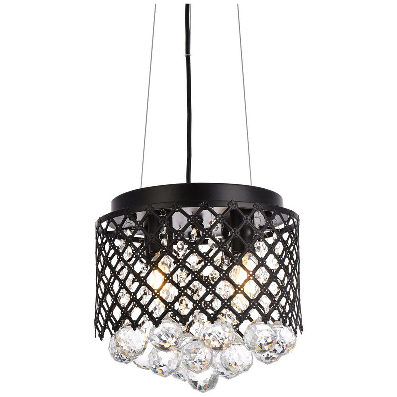 Elegant Lighting Tully 4 Light 10" Chandelier - LD5010F