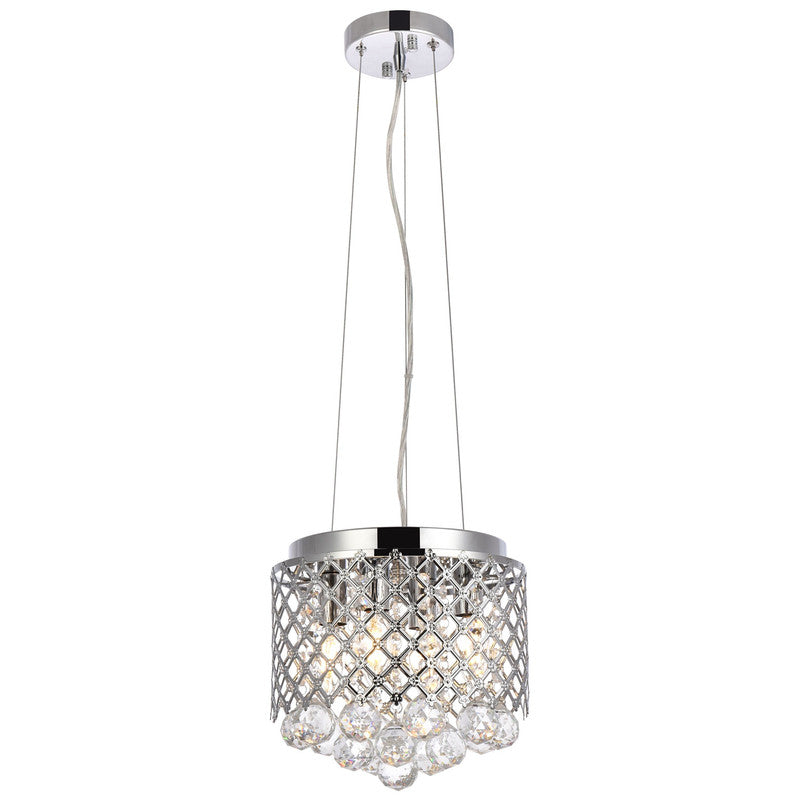 Elegant Lighting Tully 4 Light 10" Chandelier - LD5010F