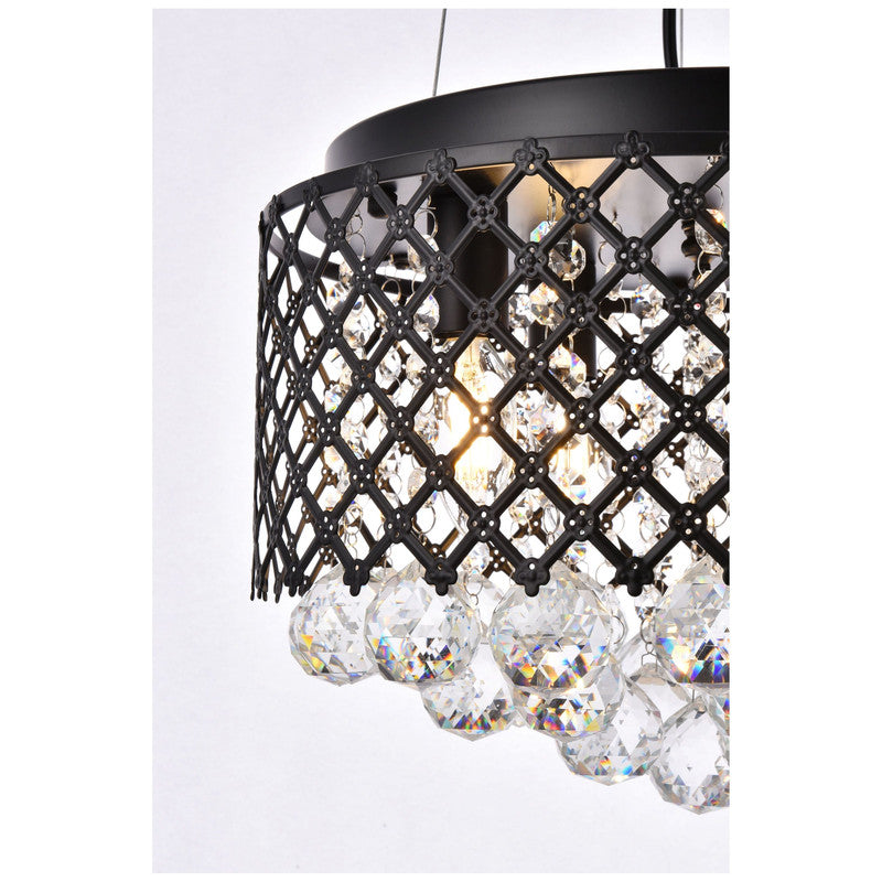 Elegant Lighting Tully 4 Light 10" Chandelier - LD5010F