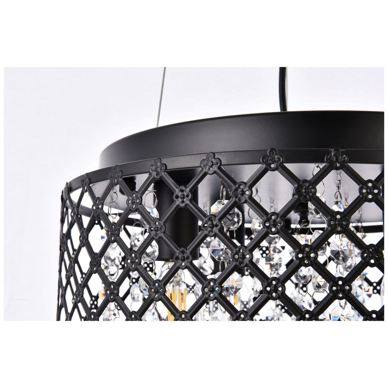 Elegant Lighting Tully 4 Light 10" Chandelier - LD5010F