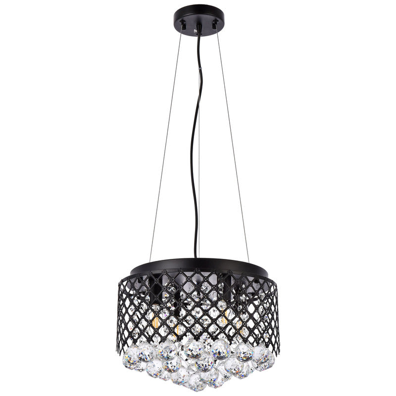 Elegant Lighting Tully 4 Light 10" Chandelier - LD5010F