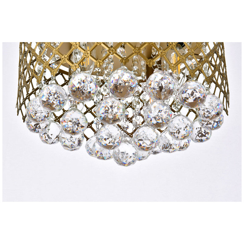 Elegant Lighting Tully 4 Light 10" Chandelier - LD5010F