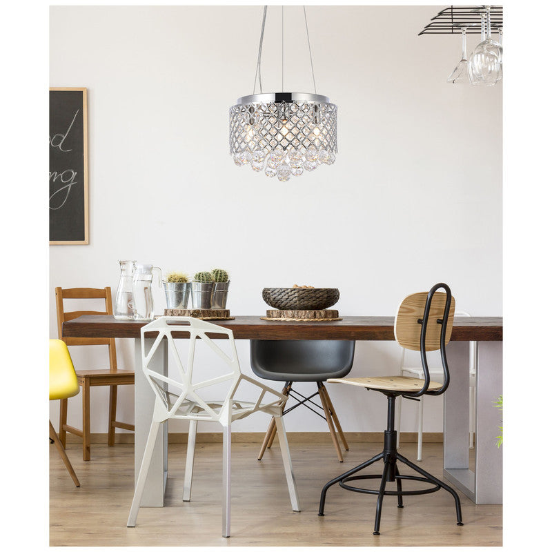 Elegant Lighting Tully 4 Light 10" Chandelier - LD5010F