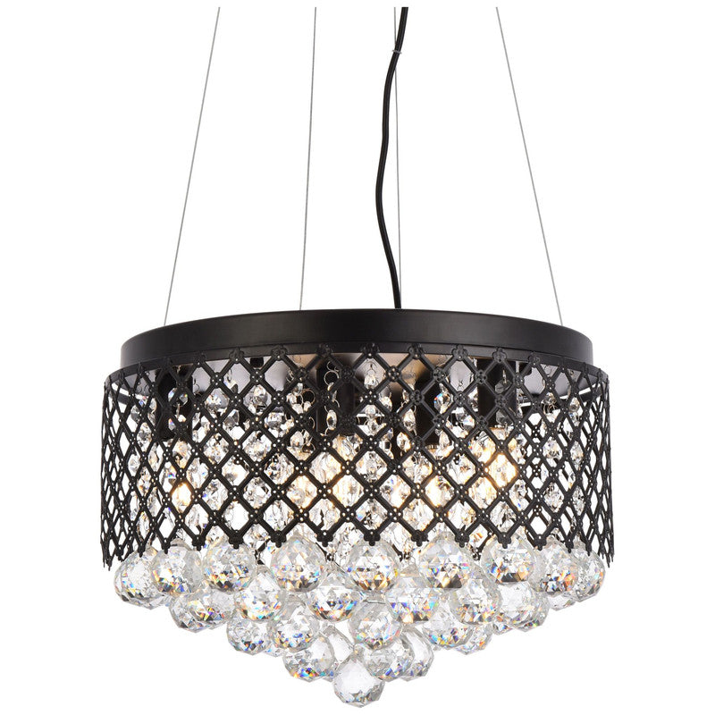 Elegant Lighting Tully 4 Light 16" Chandelier - LD5010F