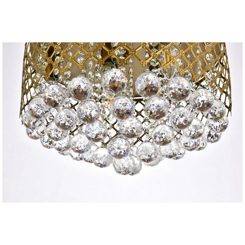 Elegant Lighting Tully 4 Light 16" Chandelier - LD5010F