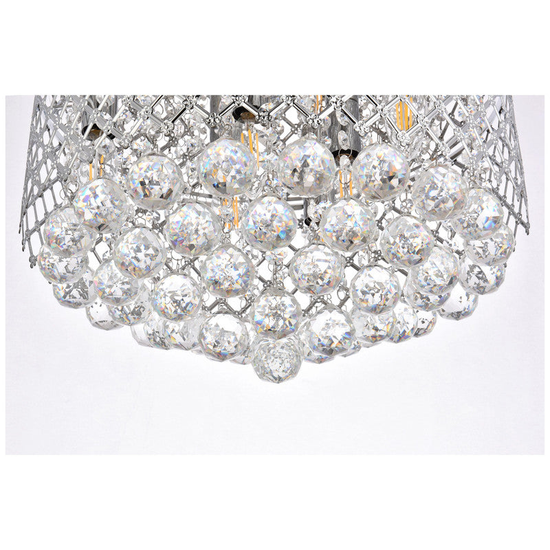 Elegant Lighting Tully 4 Light 16" Chandelier - LD5010F