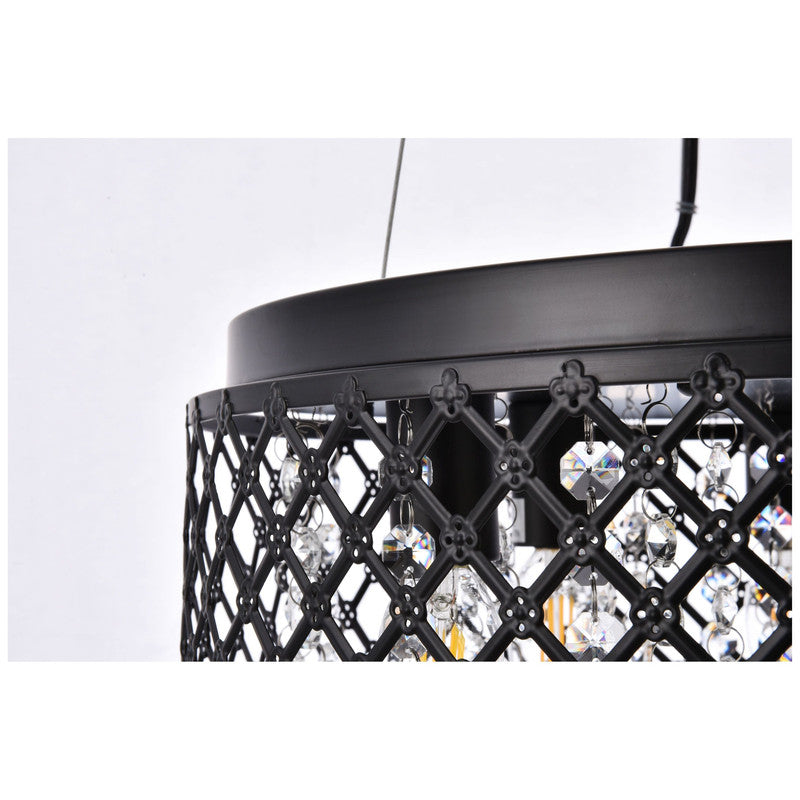 Elegant Lighting Tully 4 Light 18" Chandelier - LD5010F