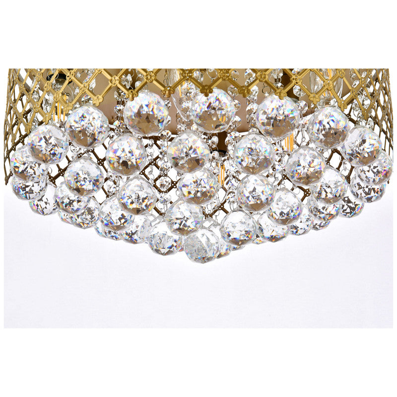 Elegant Lighting Tully 4 Light 18" Chandelier - LD5010F