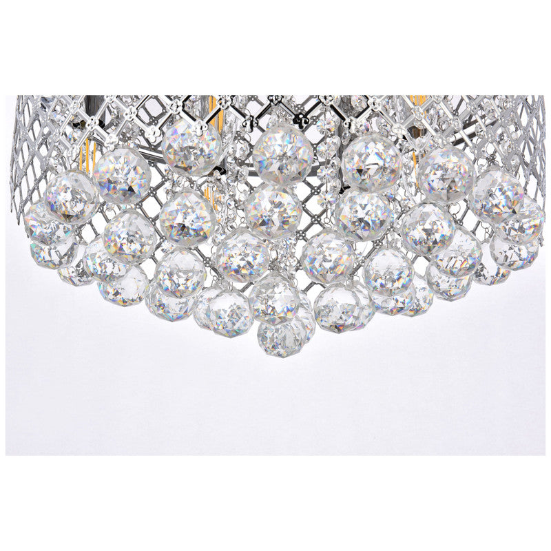 Elegant Lighting Tully 4 Light 18" Chandelier - LD5010F