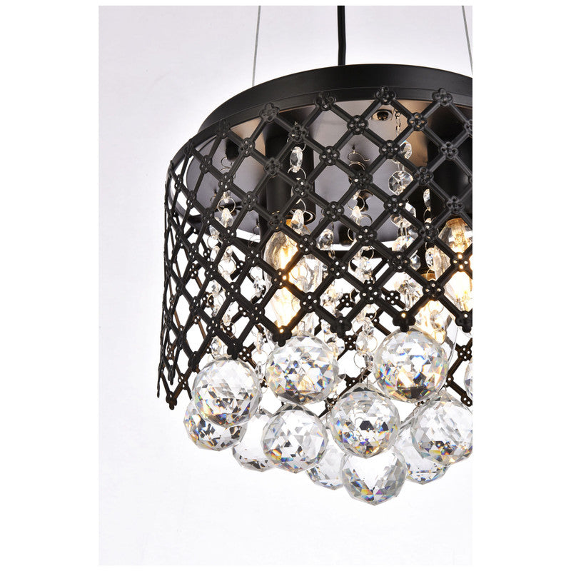 Elegant Lighting Tully 4 Light 10" Chandelier - LD5010F