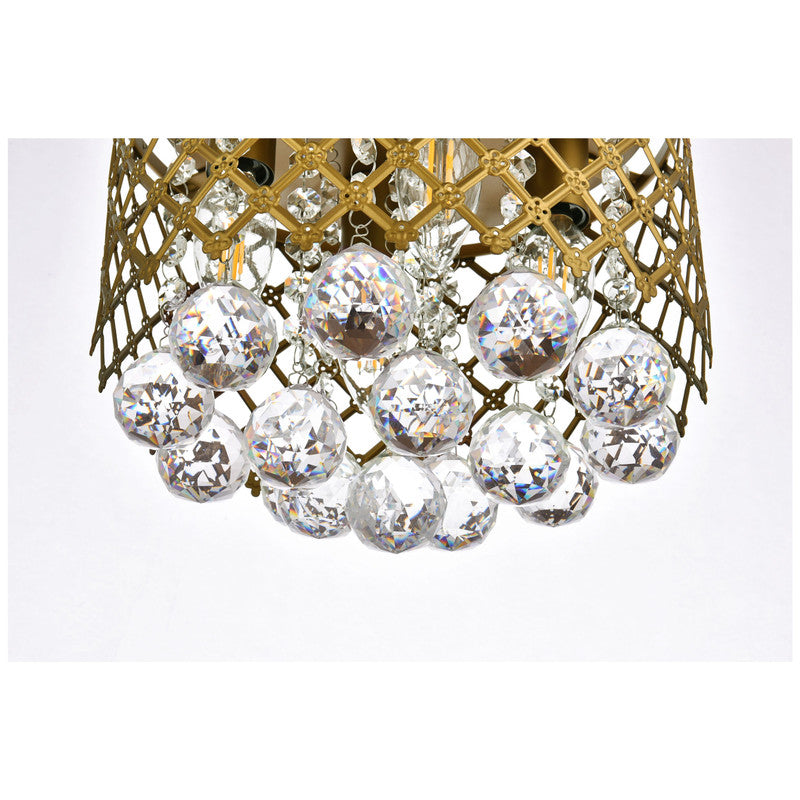 Elegant Lighting Tully 4 Light 10" Chandelier - LD5010F