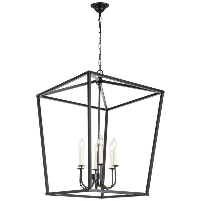 Elegant Lighting Maddox 6 Light 24" Chandelier