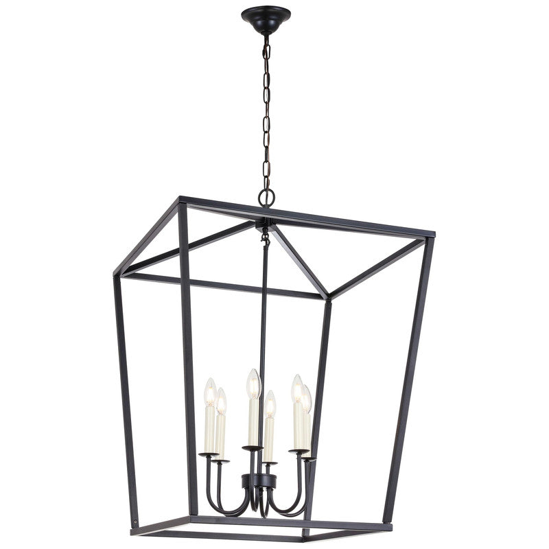 Elegant Lighting Maddox 6 Light 24" Chandelier