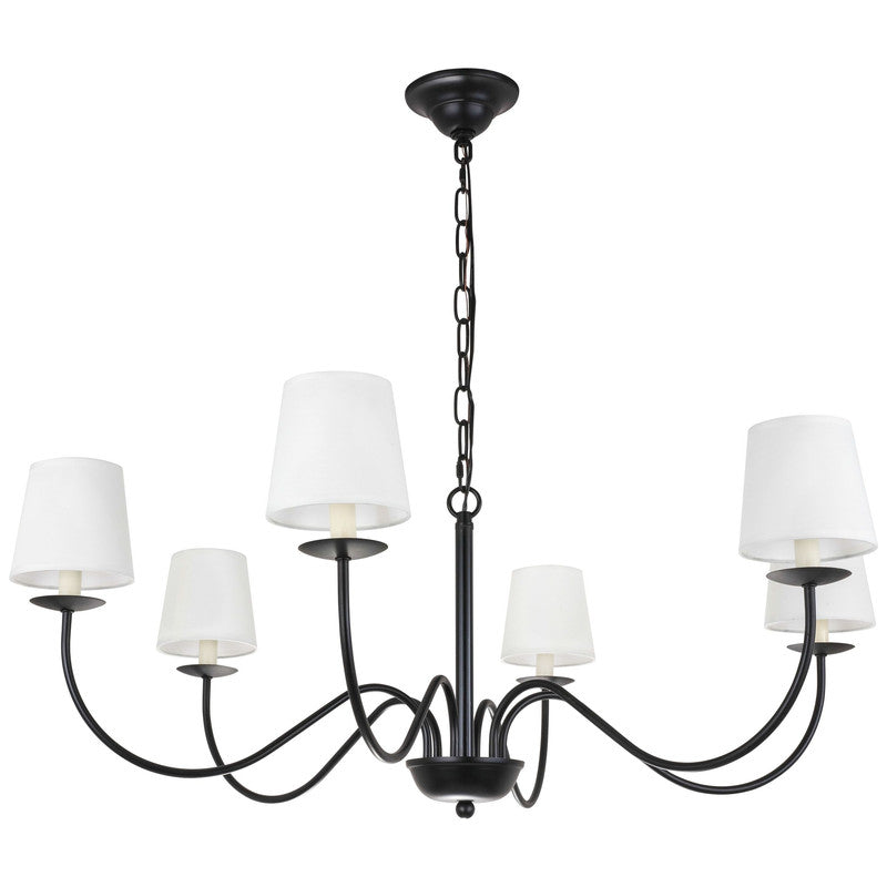Elegant Lighting Eclipse 6 Light 37" Chandelier