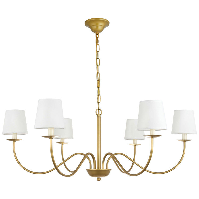 Elegant Lighting Eclipse 6 Light 37" Chandelier
