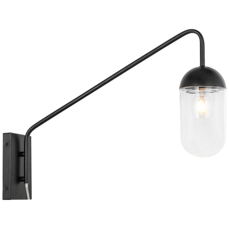 Elegant Lighting Kace 1 Light 5" Wall Sconce with Cord