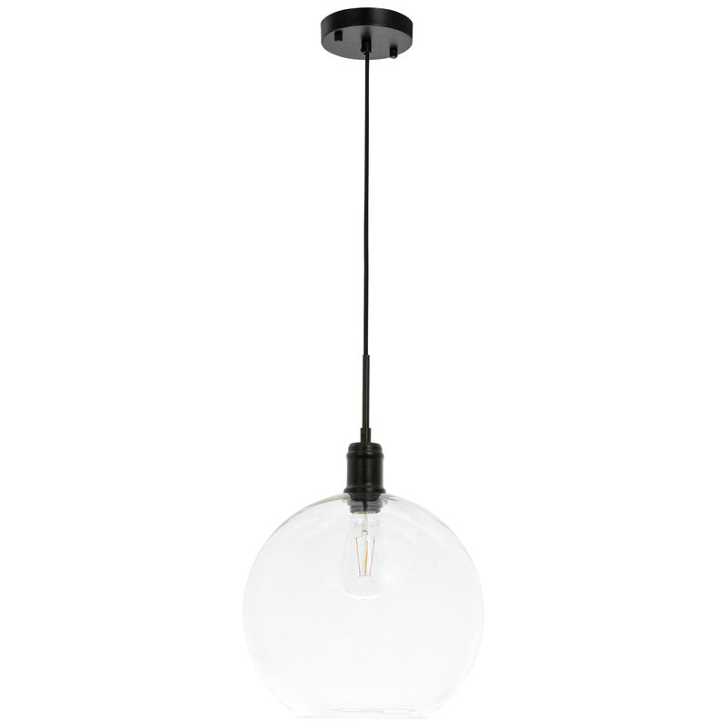 Elegant Lighting Emett 1 Light 13" Pendant