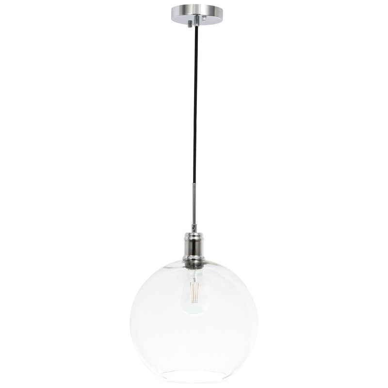 Elegant Lighting Emett 1 Light 13" Pendant