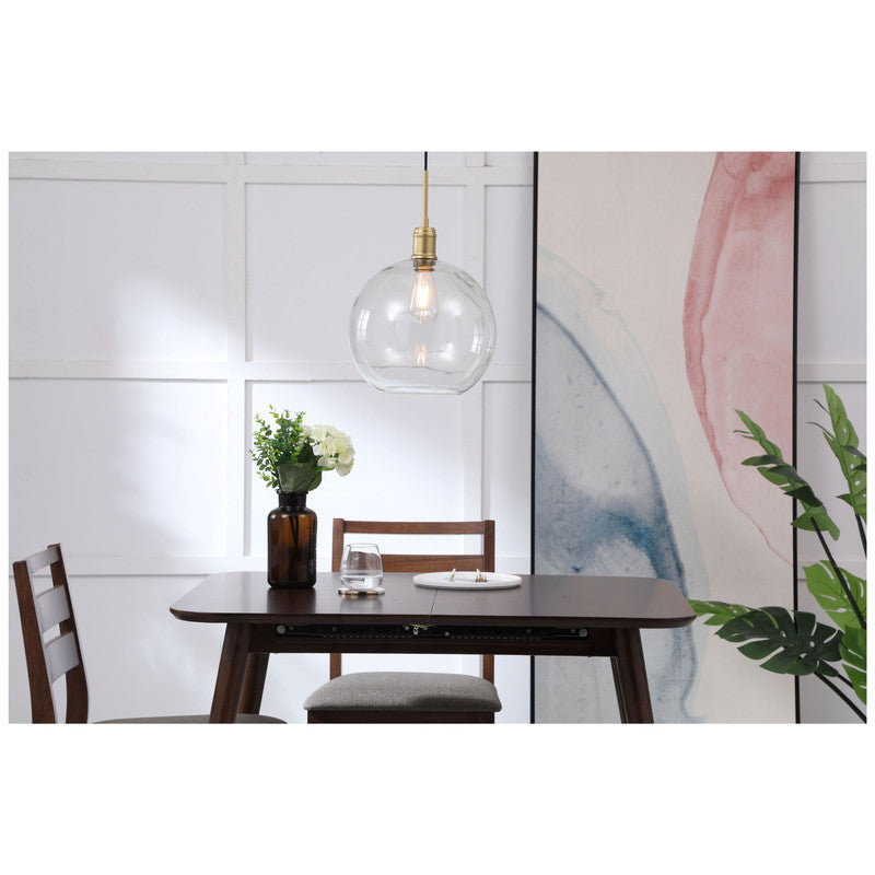 Elegant Lighting Emett 1 Light 13" Pendant