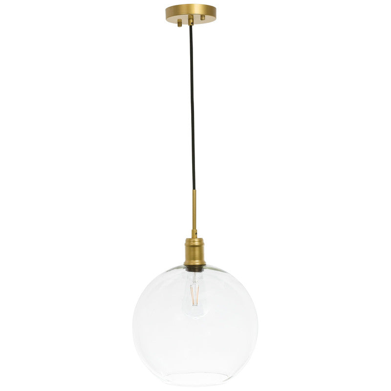 Elegant Lighting Emett 1 Light 13" Pendant