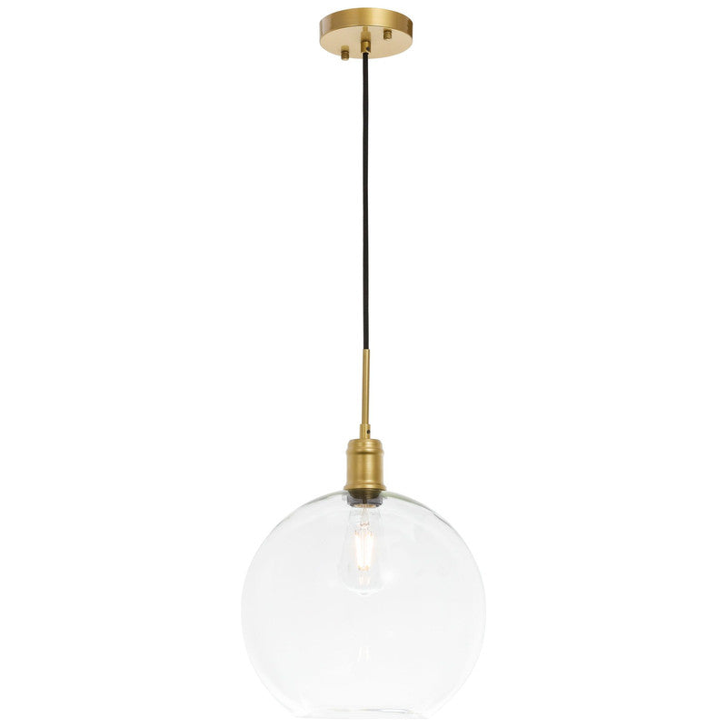 Elegant Lighting Emett 1 Light 13" Pendant