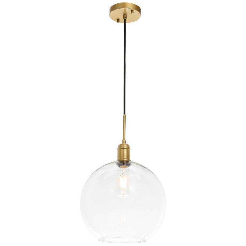 Elegant Lighting Emett 1 Light 13" Pendant