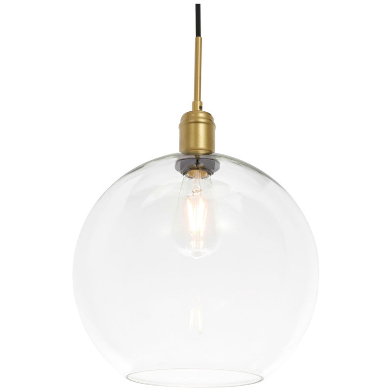 Elegant Lighting Emett 1 Light 13" Pendant