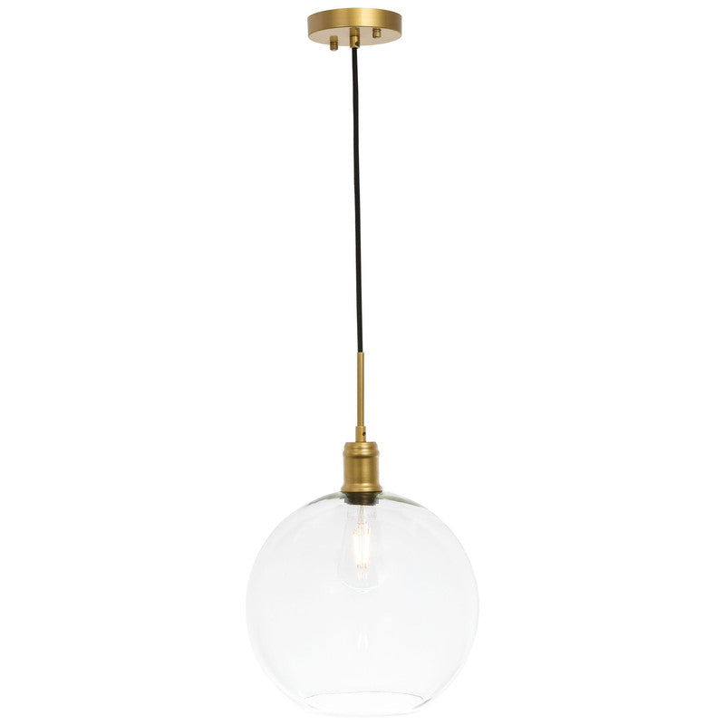 Elegant Lighting Emett 1 Light 13" Pendant