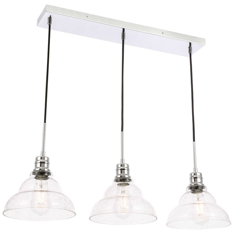Elegant Lighting Clive 3 Light 35" Chandelier