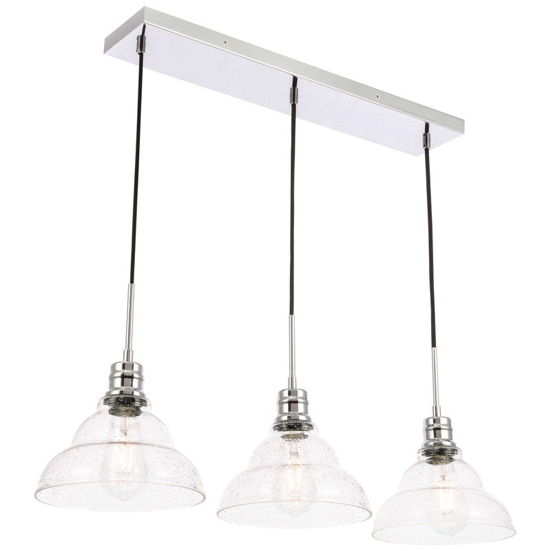 Elegant Lighting Clive 3 Light 35" Chandelier