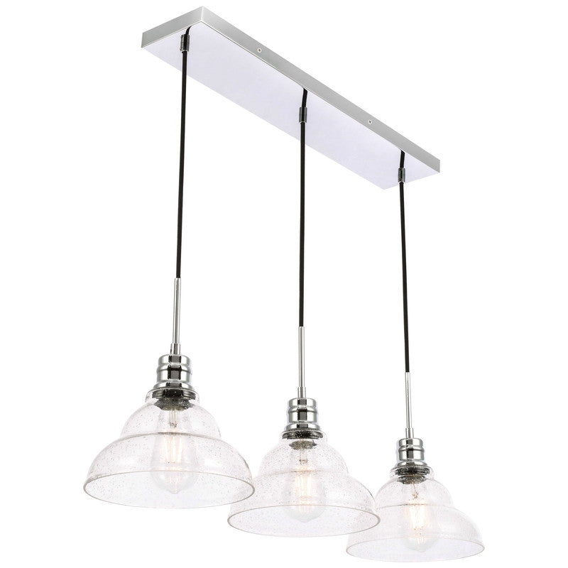 Elegant Lighting Clive 3 Light 35" Chandelier
