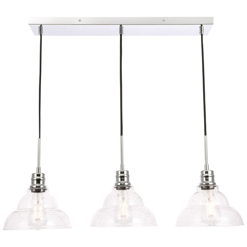 Elegant Lighting Clive 3 Light 35" Chandelier
