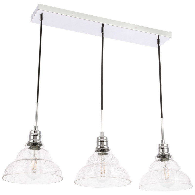 Elegant Lighting Clive 3 Light 35" Chandelier