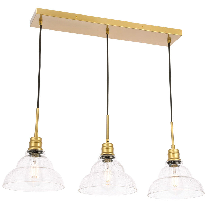 Elegant Lighting Clive 3 Light 35" Chandelier