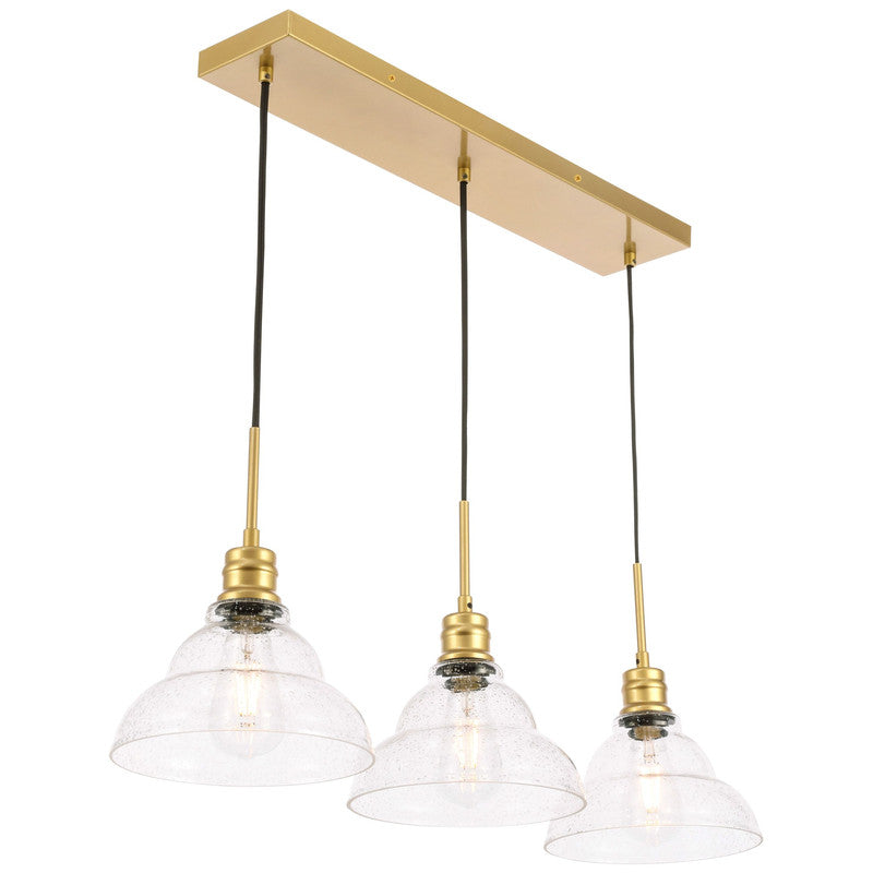 Elegant Lighting Clive 3 Light 35" Chandelier